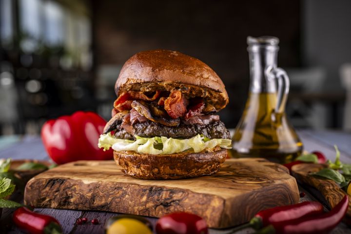 Burger - fotografia kulinarna