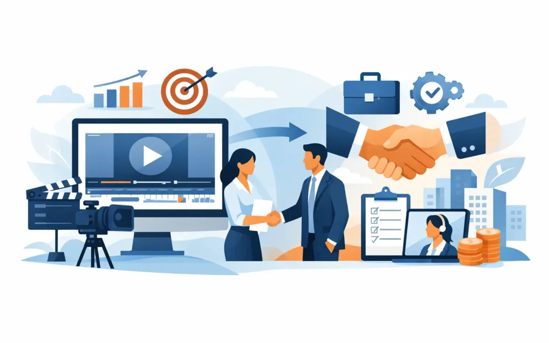 Produkcja wideo B2B, która sprzedaje usługę