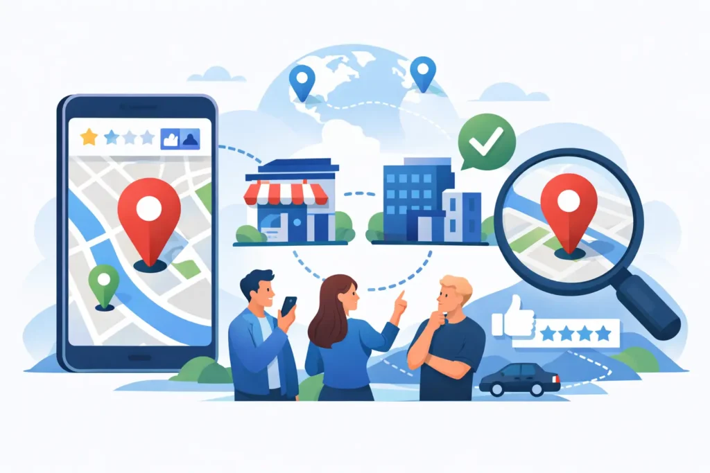 Google Maps pomagają klientom wybrać Twoją firmę